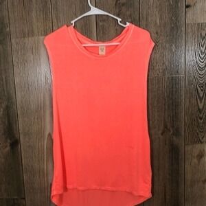𝅺free People Sleeveless Top in Tangerine Sz S